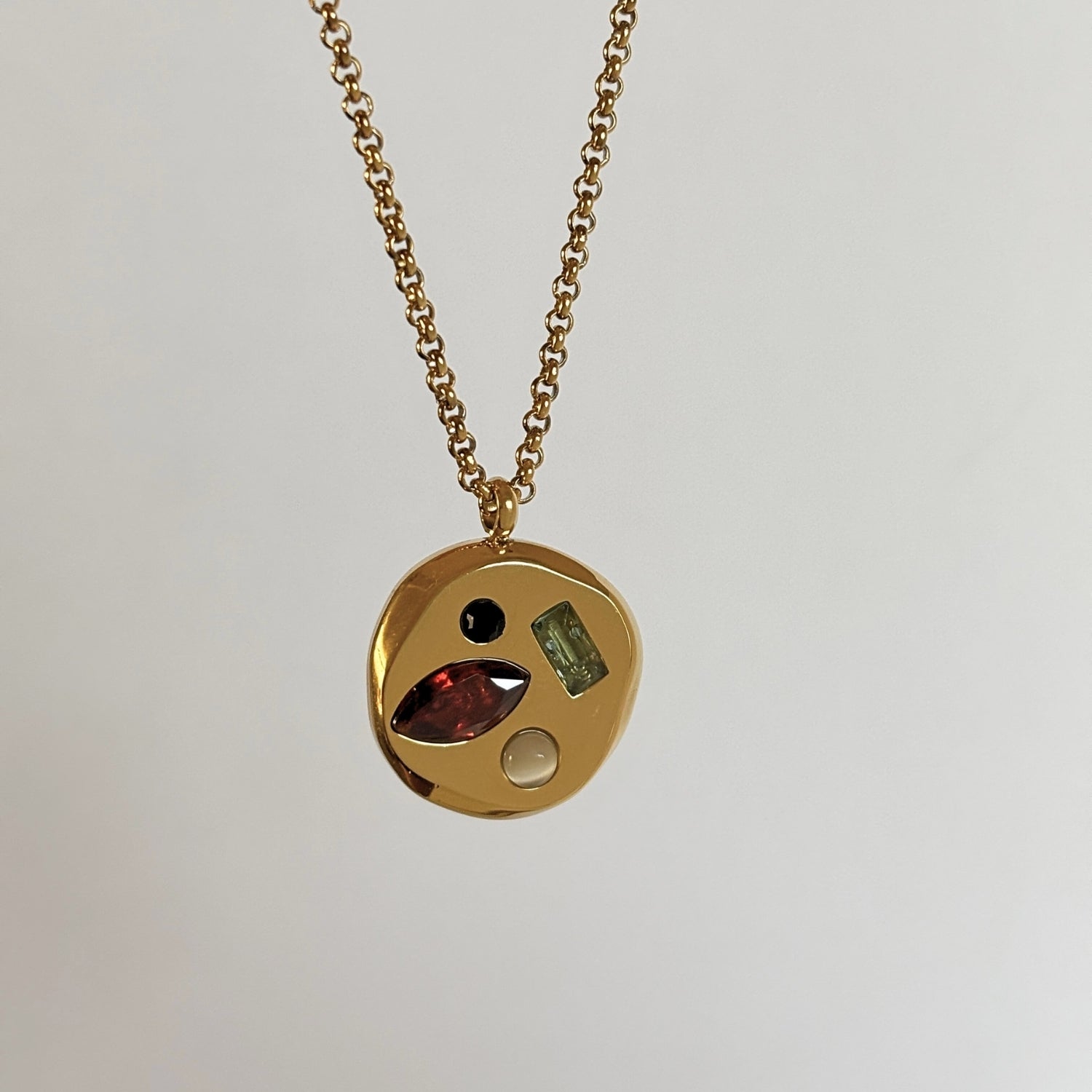 Medallion Ruby Necklace