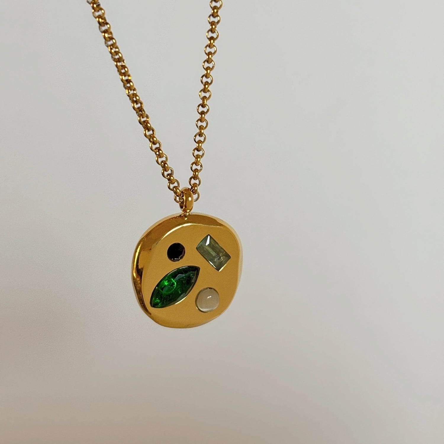 Medallion Emerald Necklace