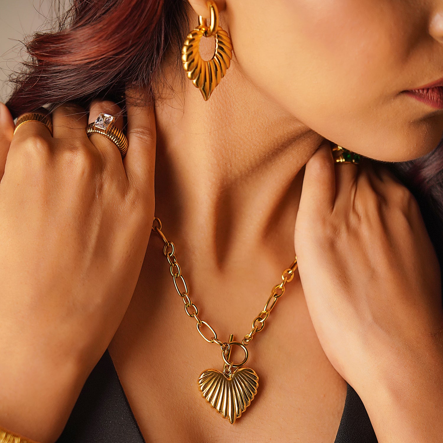 Chunky Palm Leaf Drop