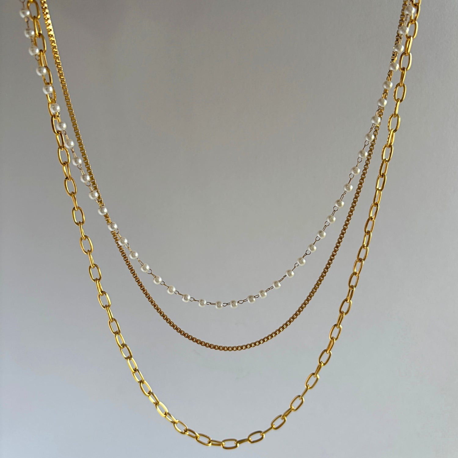Coastal Layered Chain Necklace