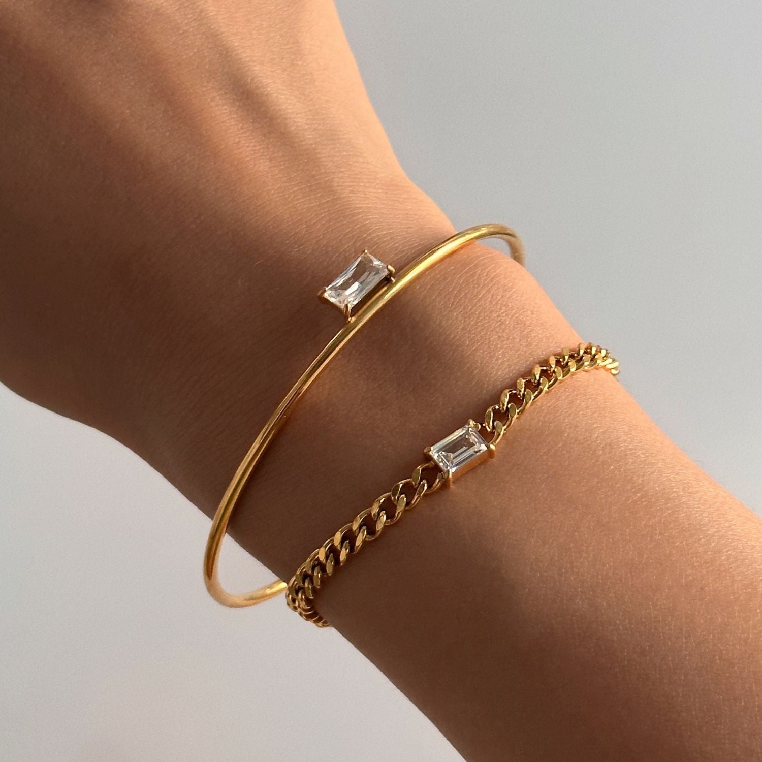 Crystal Cubano Bracelet Set