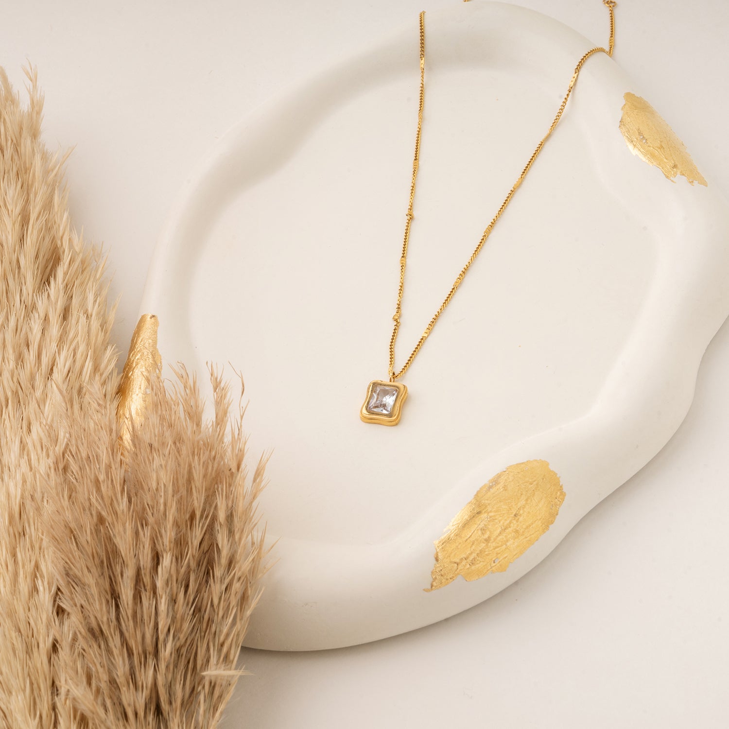 Crystal White Radiance Necklace