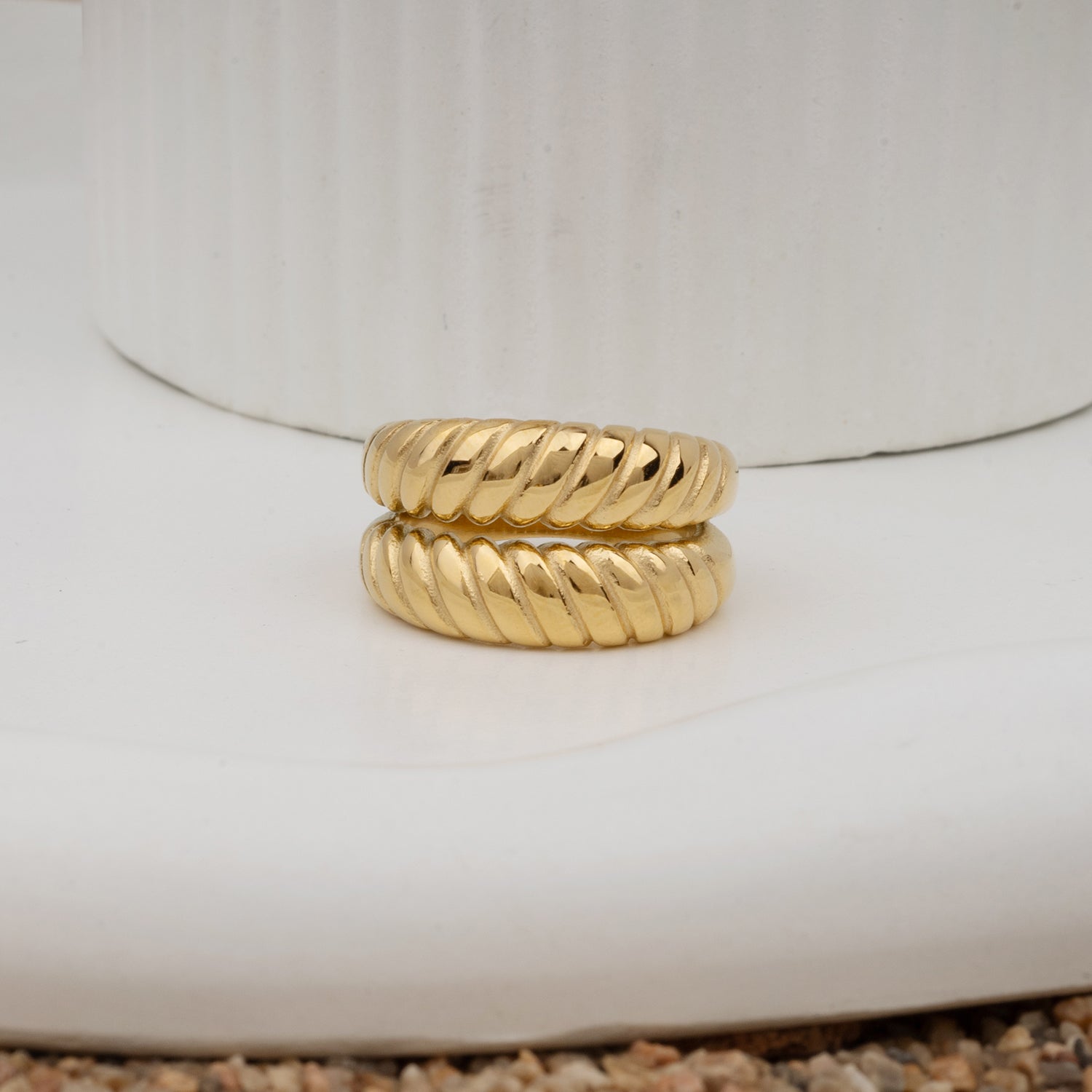 Dual Rope Texture Ring
