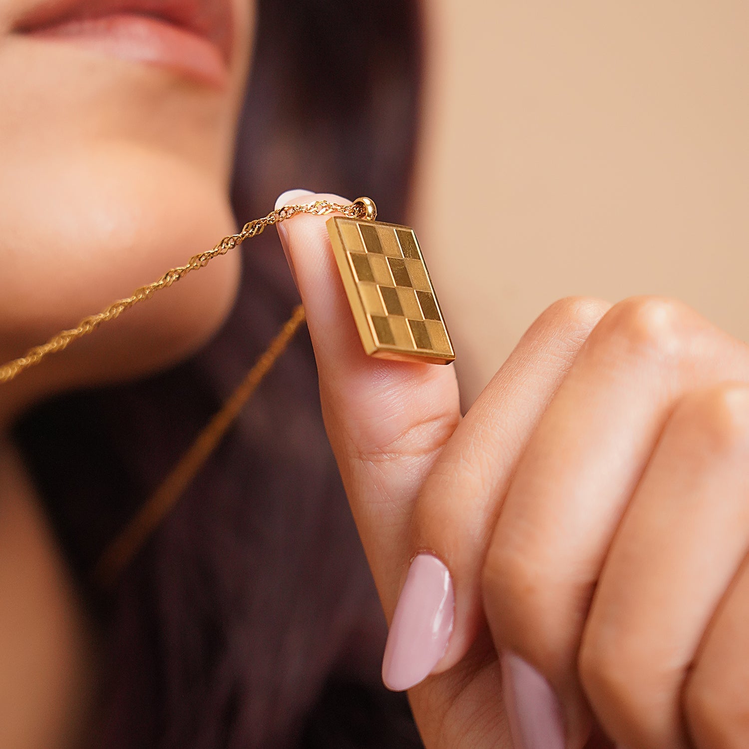 Fortune Grid Necklace