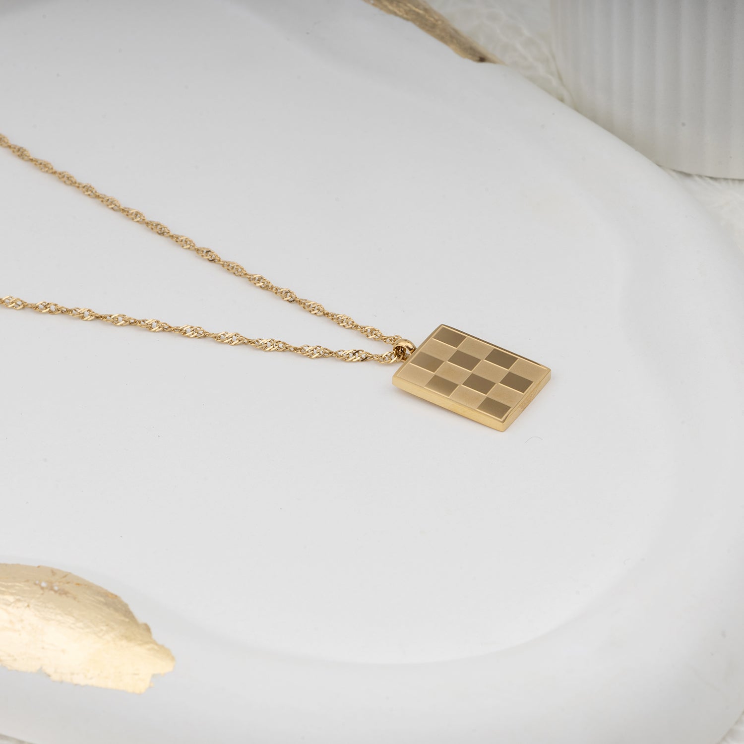 Fortune Grid Necklace