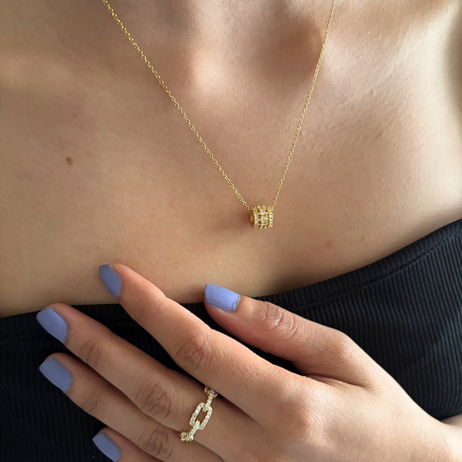 Halo Pendant Necklace