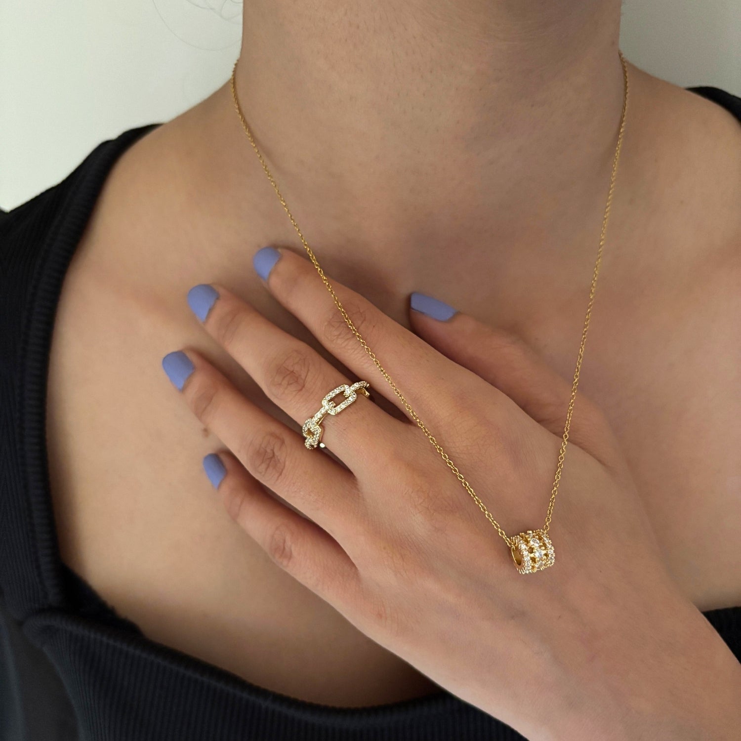 Halo Pendant Necklace