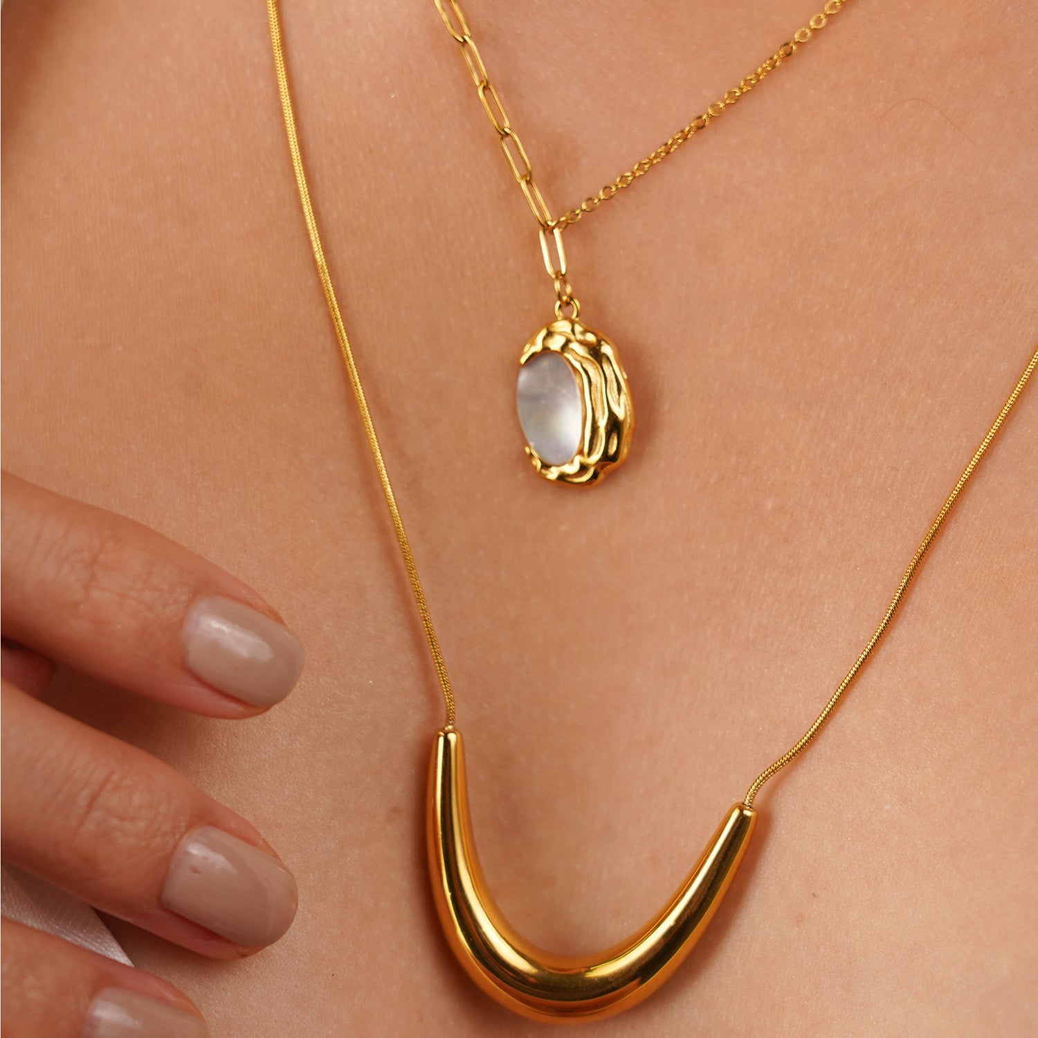 Lunar Charm Necklace