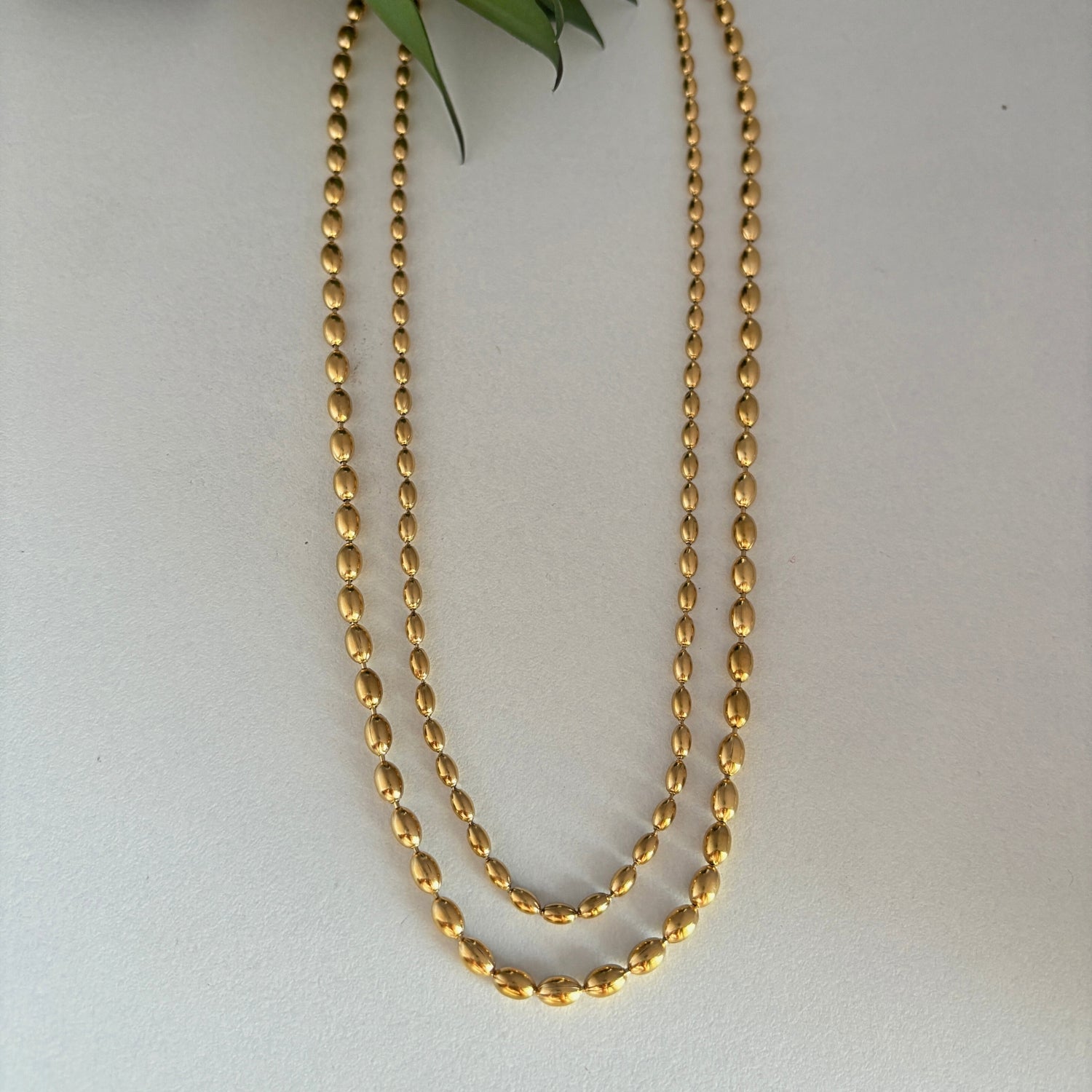 Molten Drop Layered Necklace