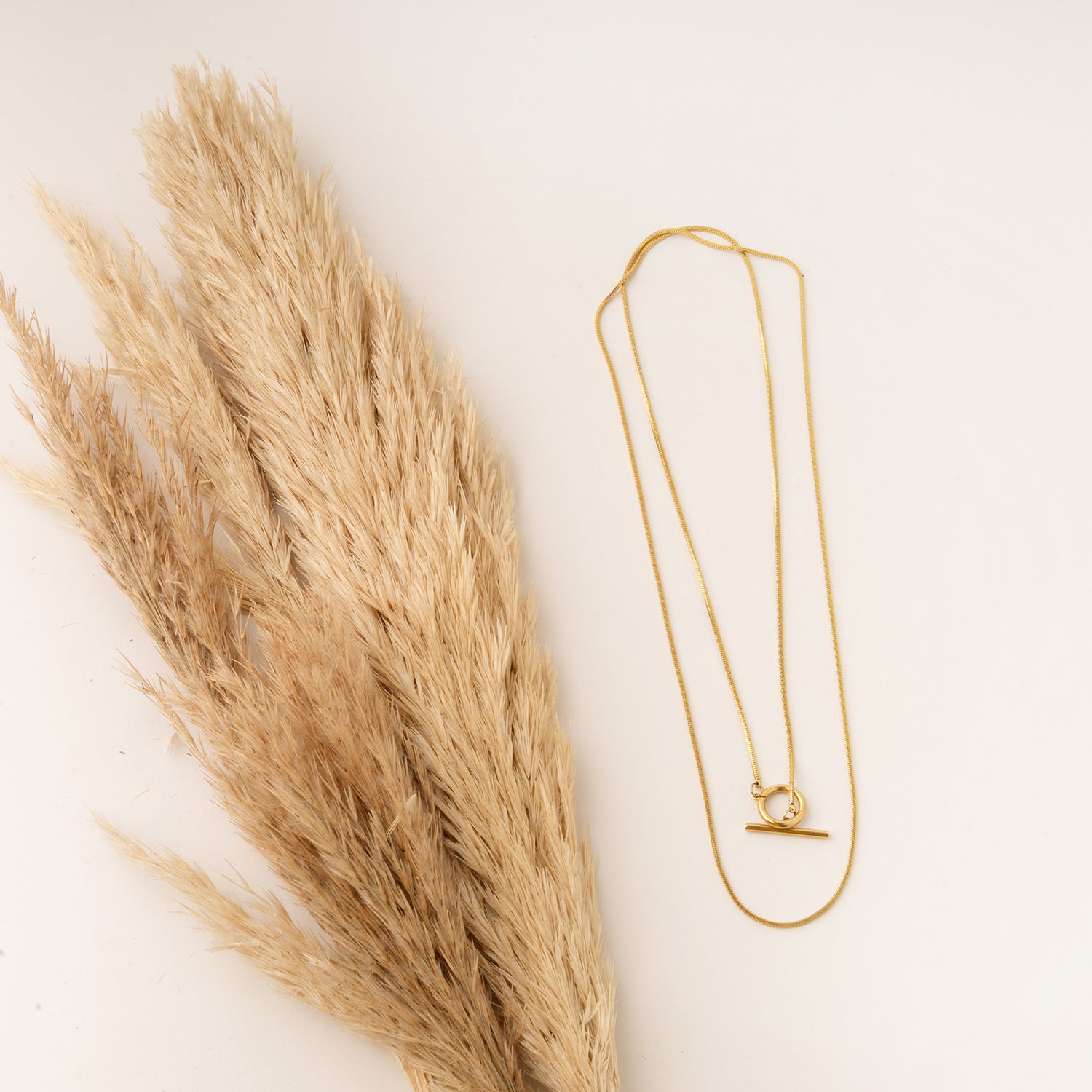 Orbital Link Double Layer Necklace