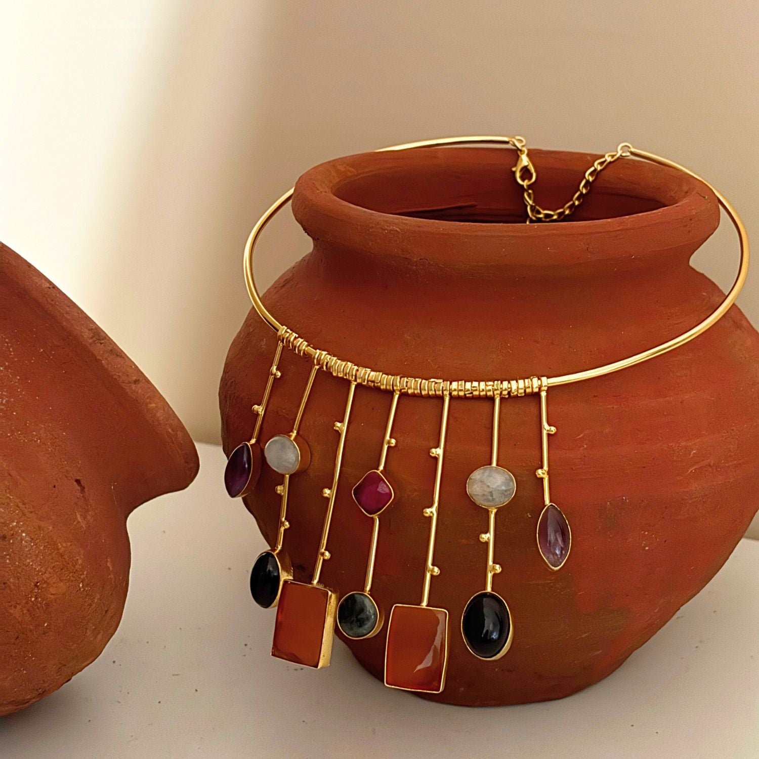 Prana Hasli | Handcrafted Natural Gemstone Necklace