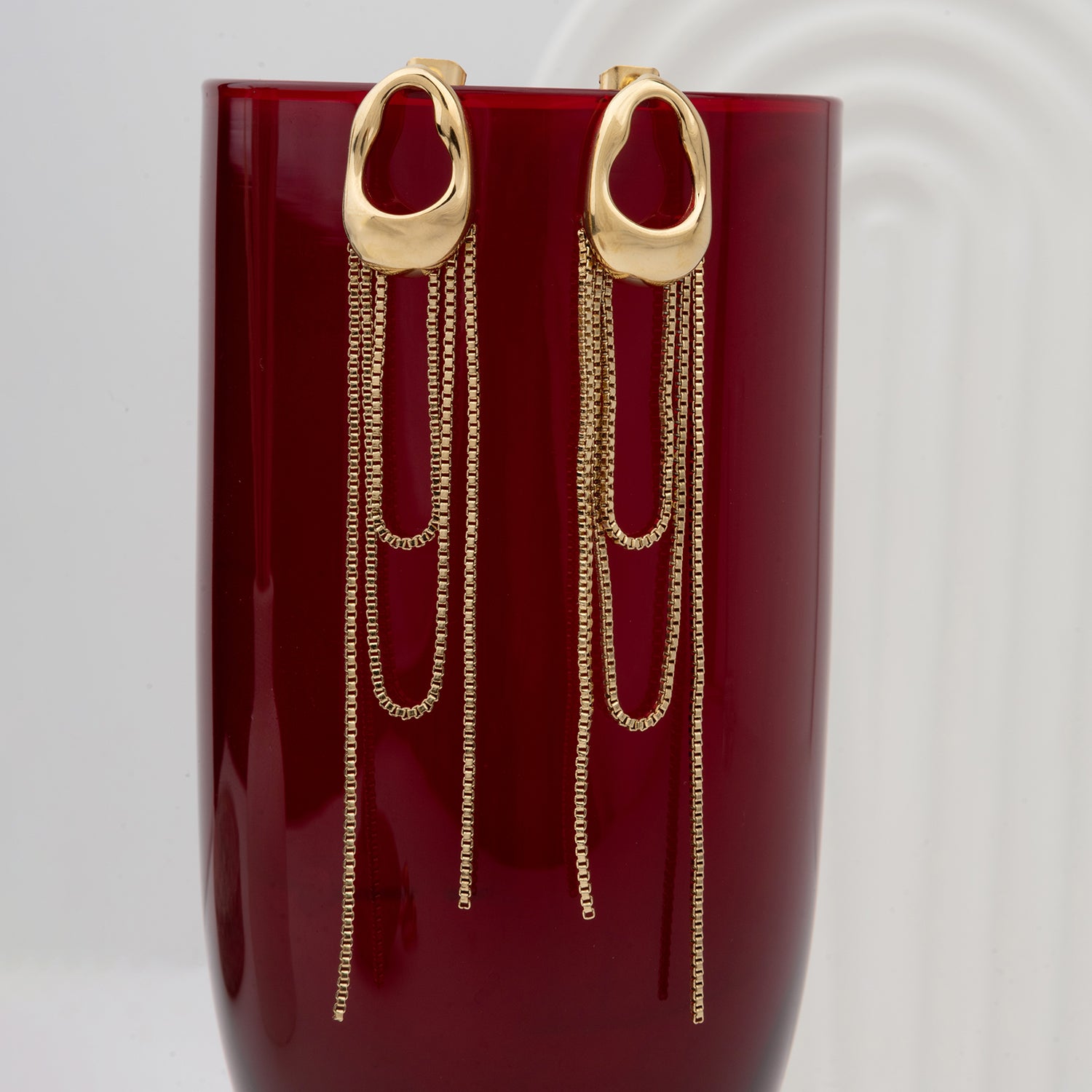 Tassle Chain Dangling Earrings