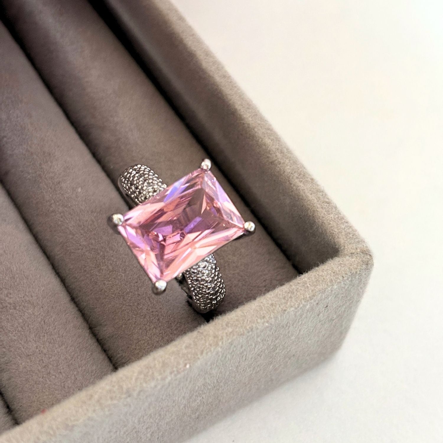 Blush Pink Statement Ring