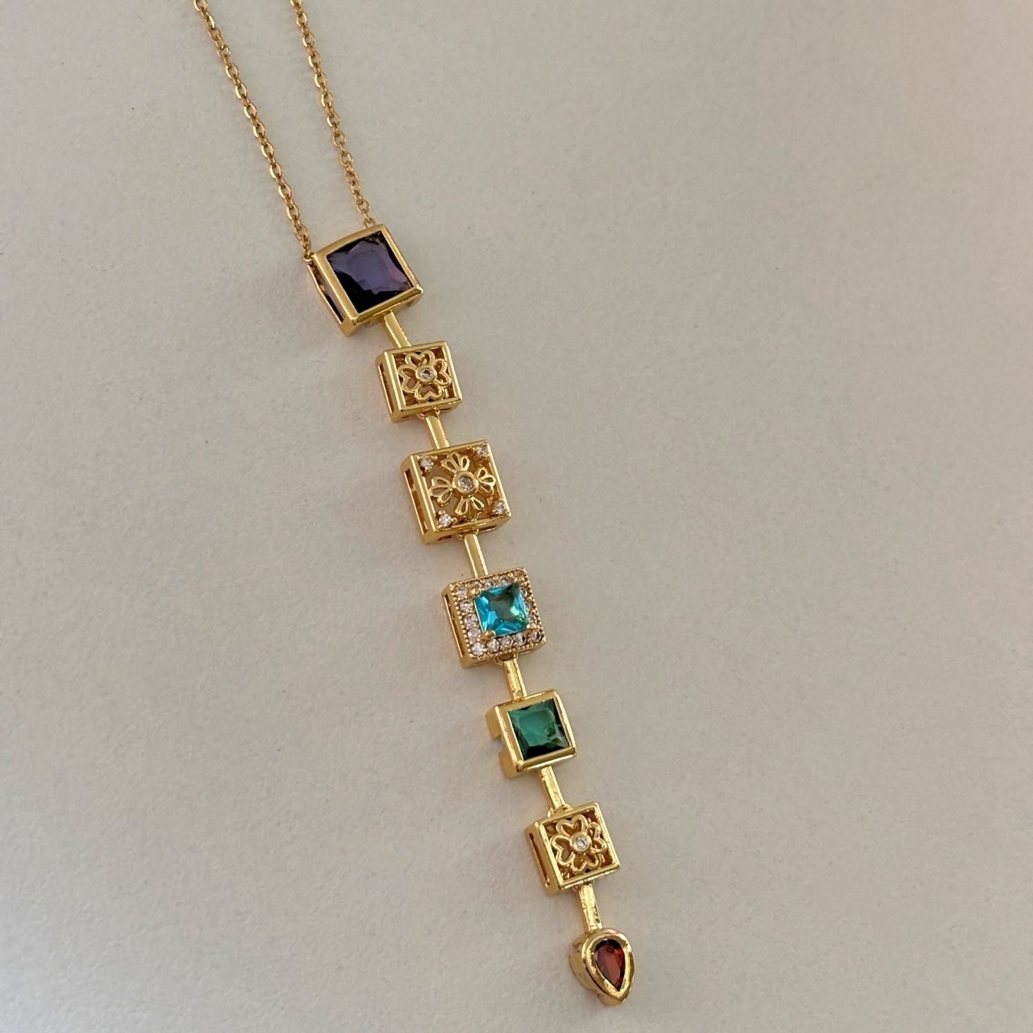 Bohemian Drop Necklace
