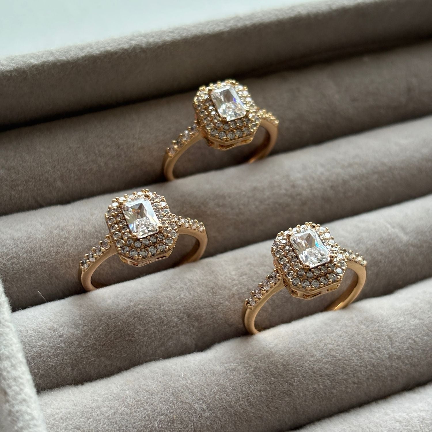 Halo Gold Ring