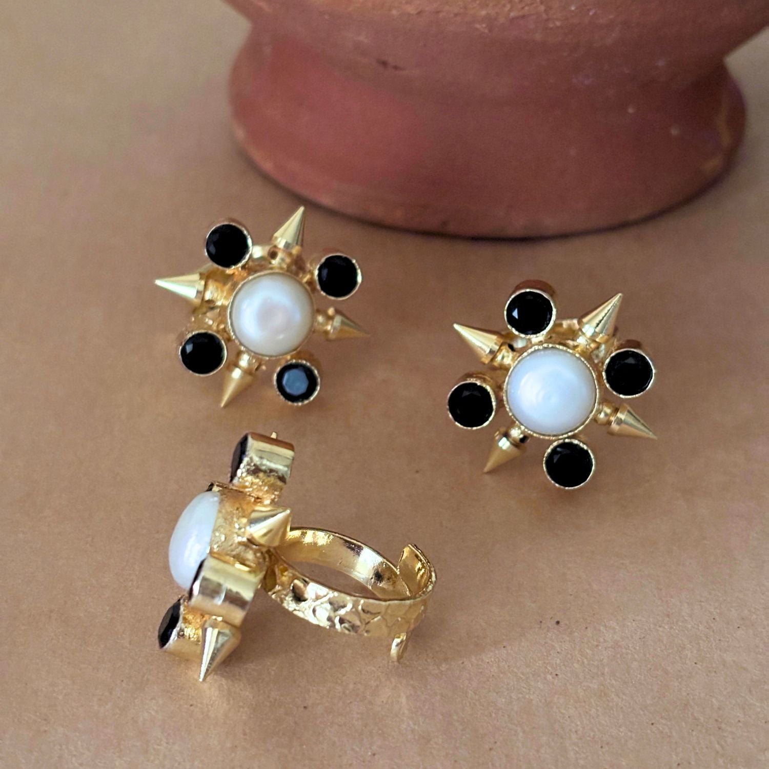 Nakshatra Onyx Ring