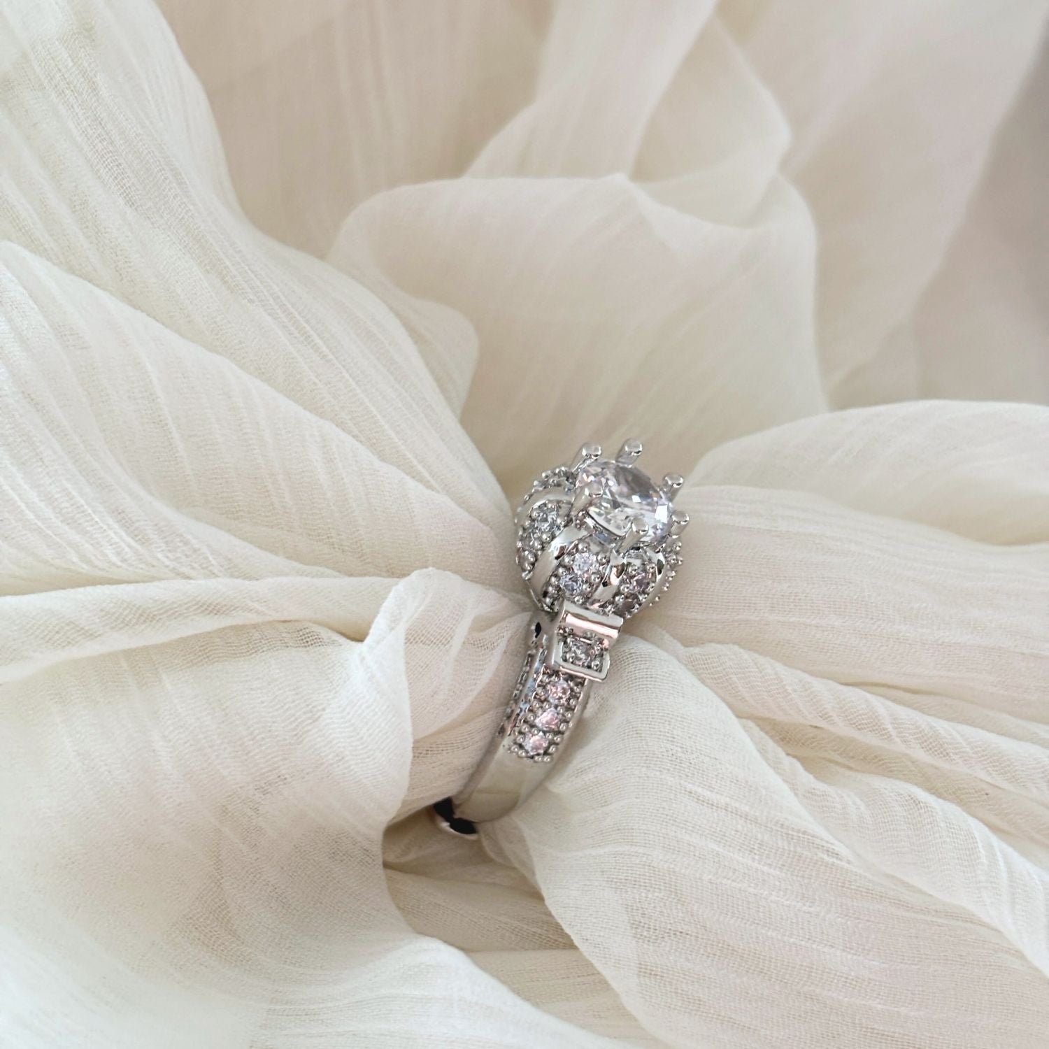 Ornate Cluster Ring
