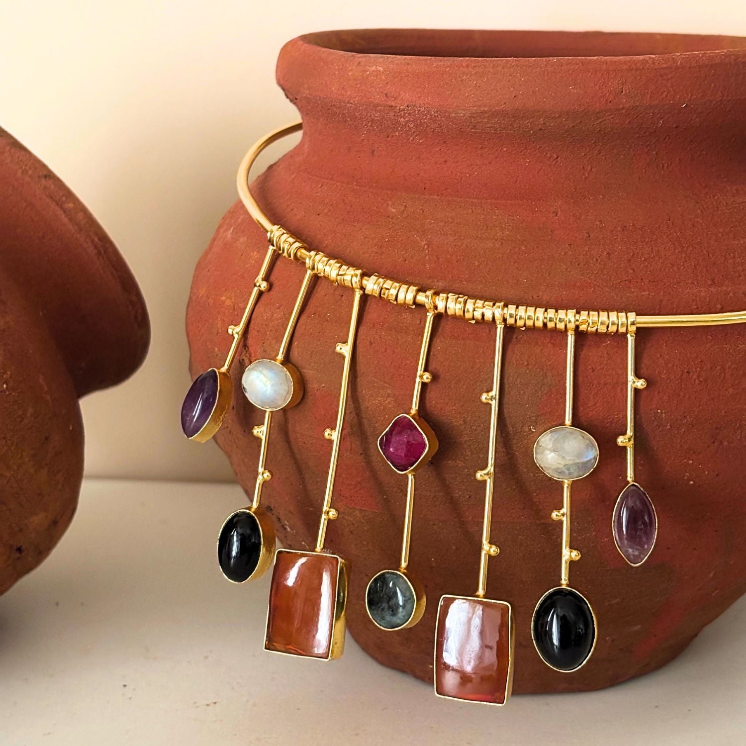 Prana Hasli | Handcrafted Natural Gemstone Necklace